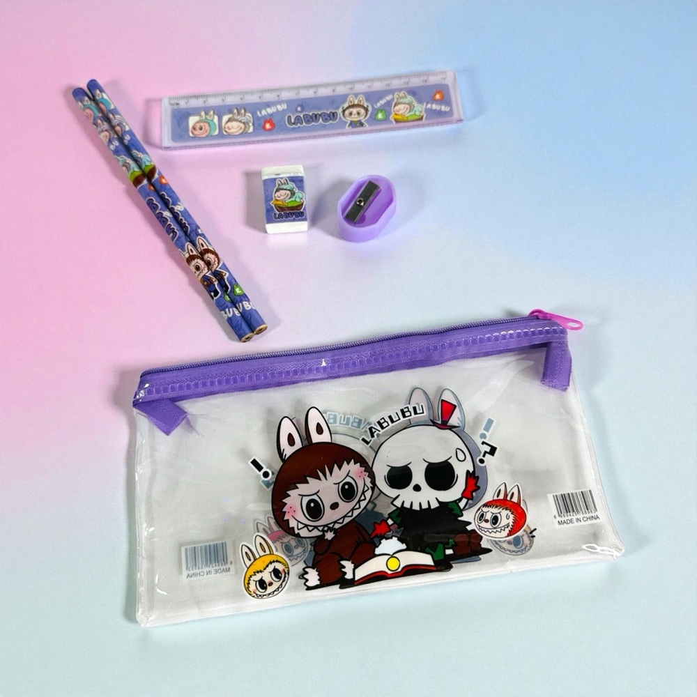 LABUBU PURPLE Stationery Set - Picture 3 of 4